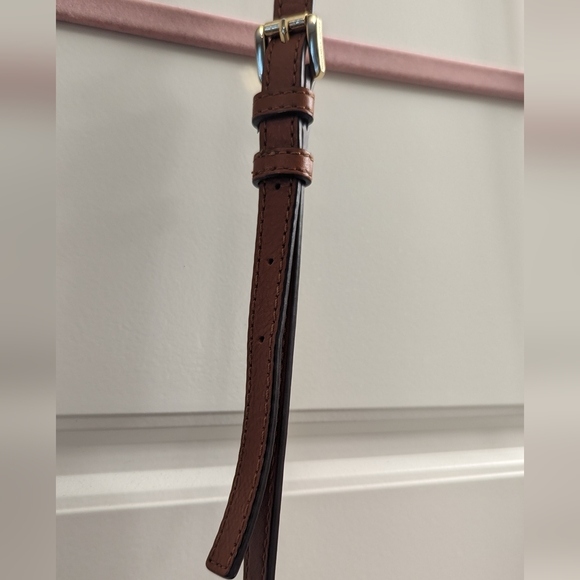 **SOLD** MICHAEL KORS FULTON MK Signature Brown Flap Crossbody Bag - Picture 10 of 10